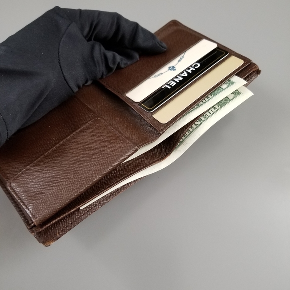 LOUIS VUITTON Multiple Men's Wallet Damier ebene Print/Spain - Picture 7 of 16